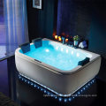 Hot Sale in Ghana Luxury Large Square Hydrotherapy Bathtub